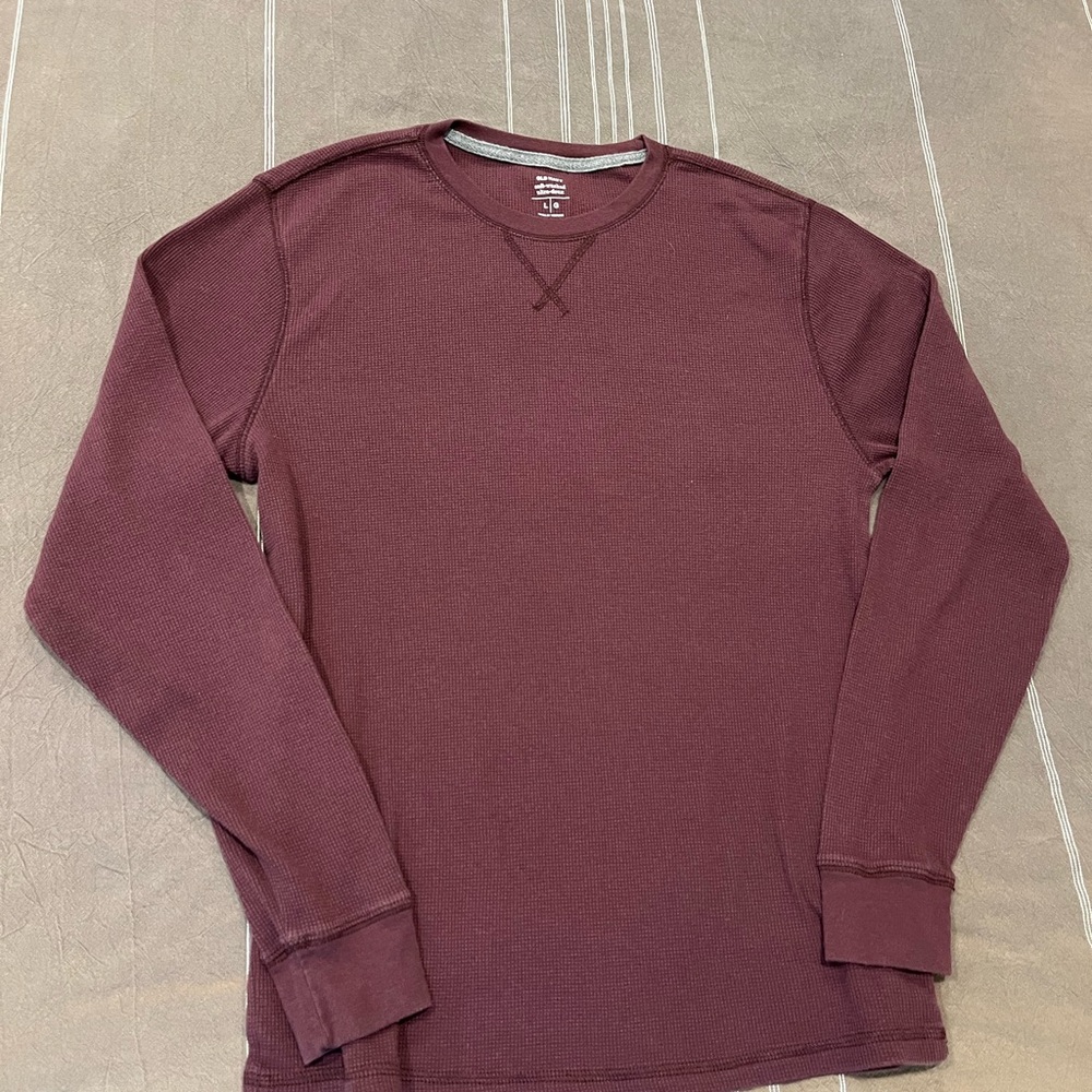 Old Navy Maroon Soft-Washed Top